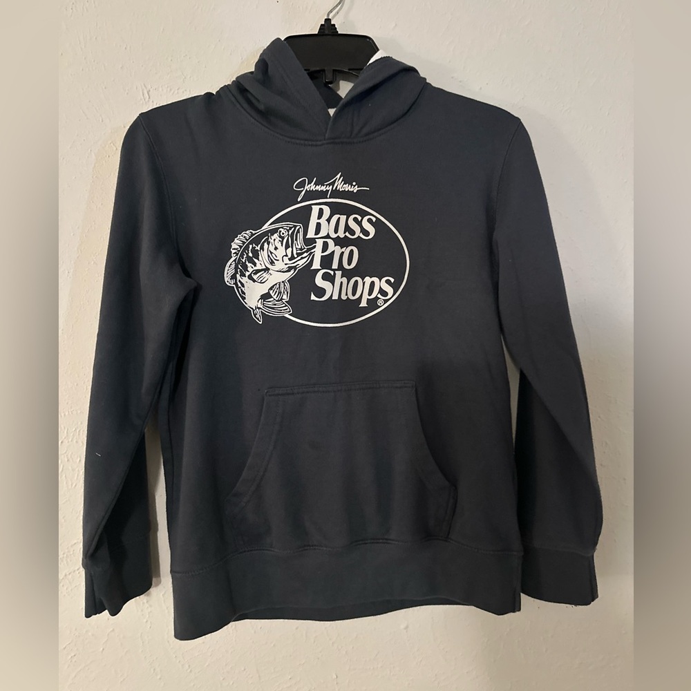 Bass Pro Shops Navy Hoodie with Logo